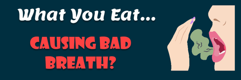 Eating healthy food Helps Eliminate Bad Breath..